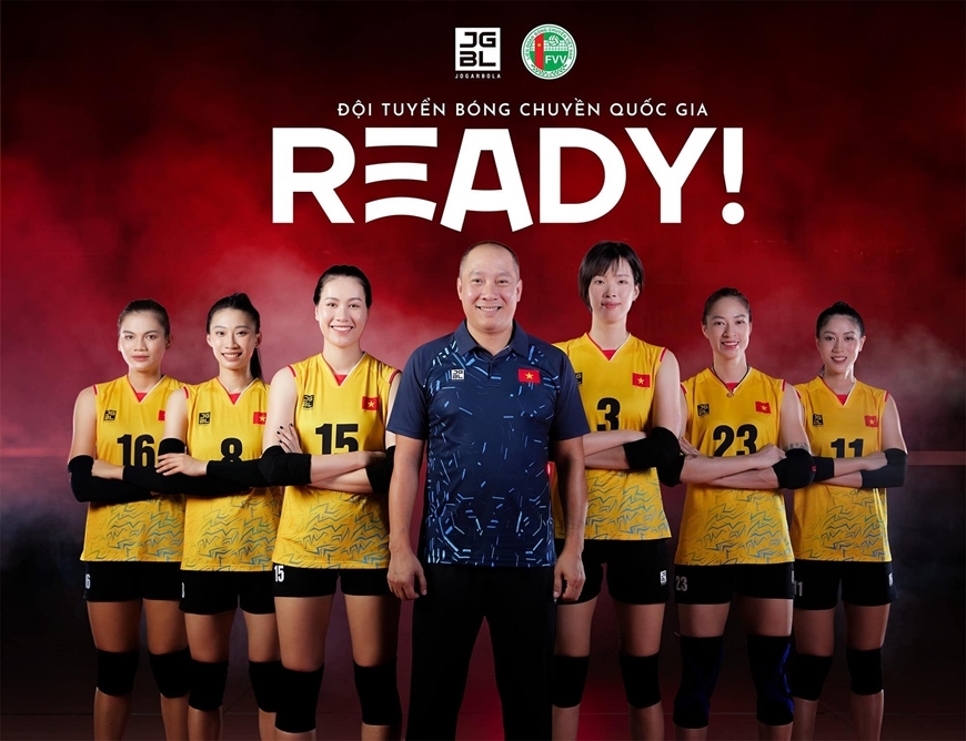Players depart for international women volleyball indoor tournament